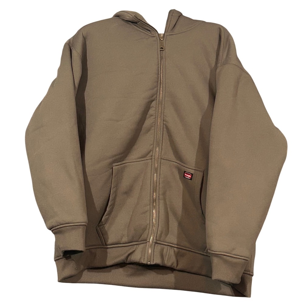 Wrangler Workwear Mens 3XL Sherpa Lined Full Zip Hoodie Bungee Cord WW65206
